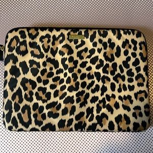 Kate Spade Leopard Print Laptop Sleeve